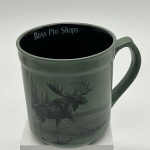 Bass Pro Shop Green Moose Coffee Mug 16oz Hunting Cup 2021